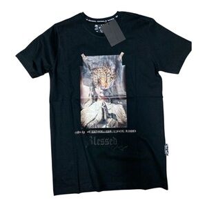 Blessed graphic tee Sz medium black